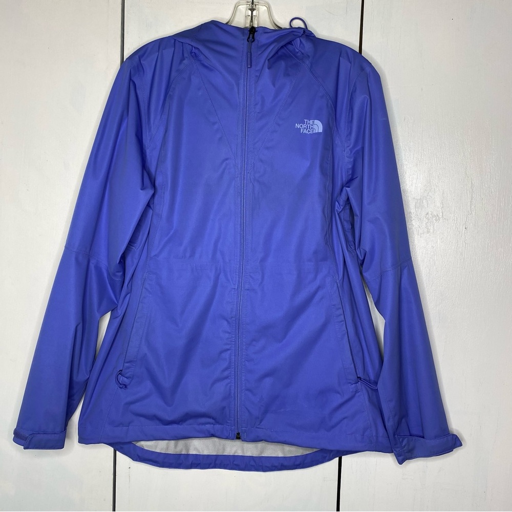 The North Face zip up windbreaker hoodie jacket size Large